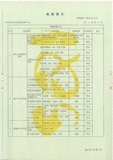 檢測報告